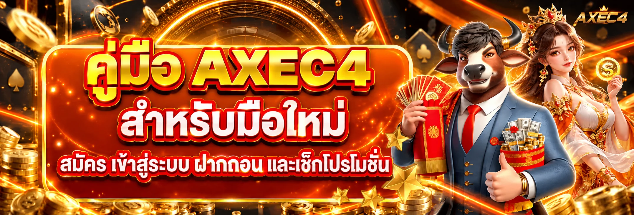 AXEC4 คู่มือสมัคร ทางเข้า ฝากถอน และความปลอดภัย